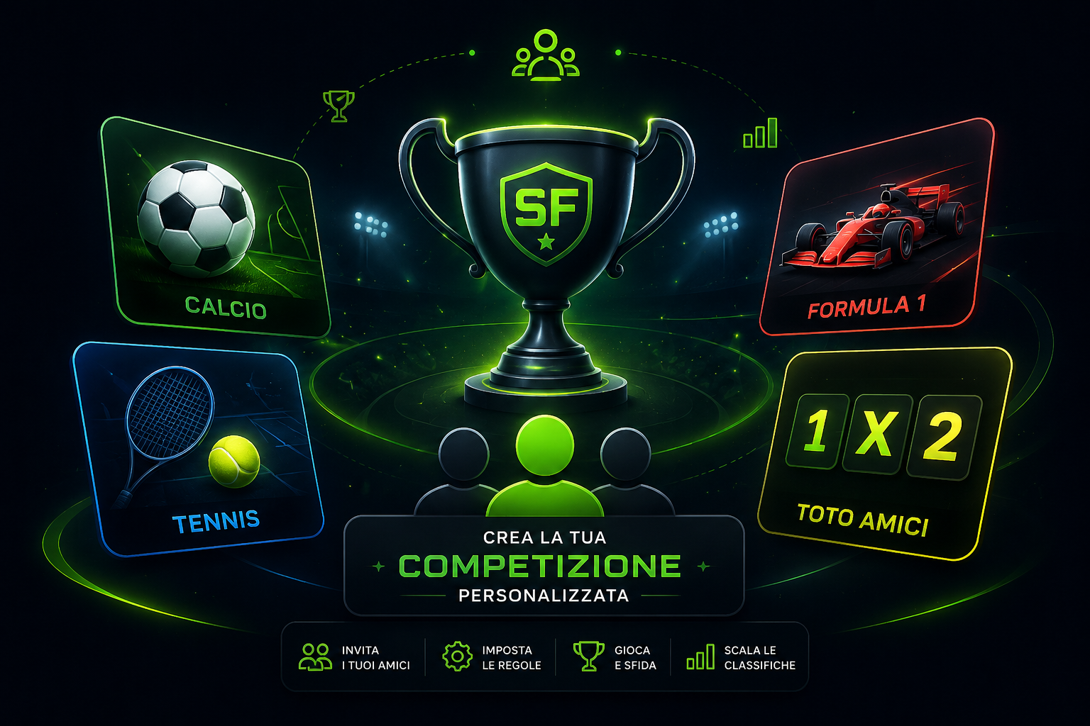 Crea una competizione fantasy personalizzata